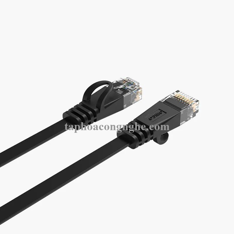 Orico 95681 PUG-C6B-150-BK CAT6 Dây dẹp 15M màu Đen Cáp mạng 30095681